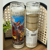 Religious Glass Candle – Prayer and Devotion