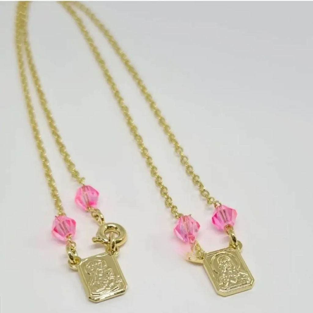 Semi-Jeweled Children's Scapular