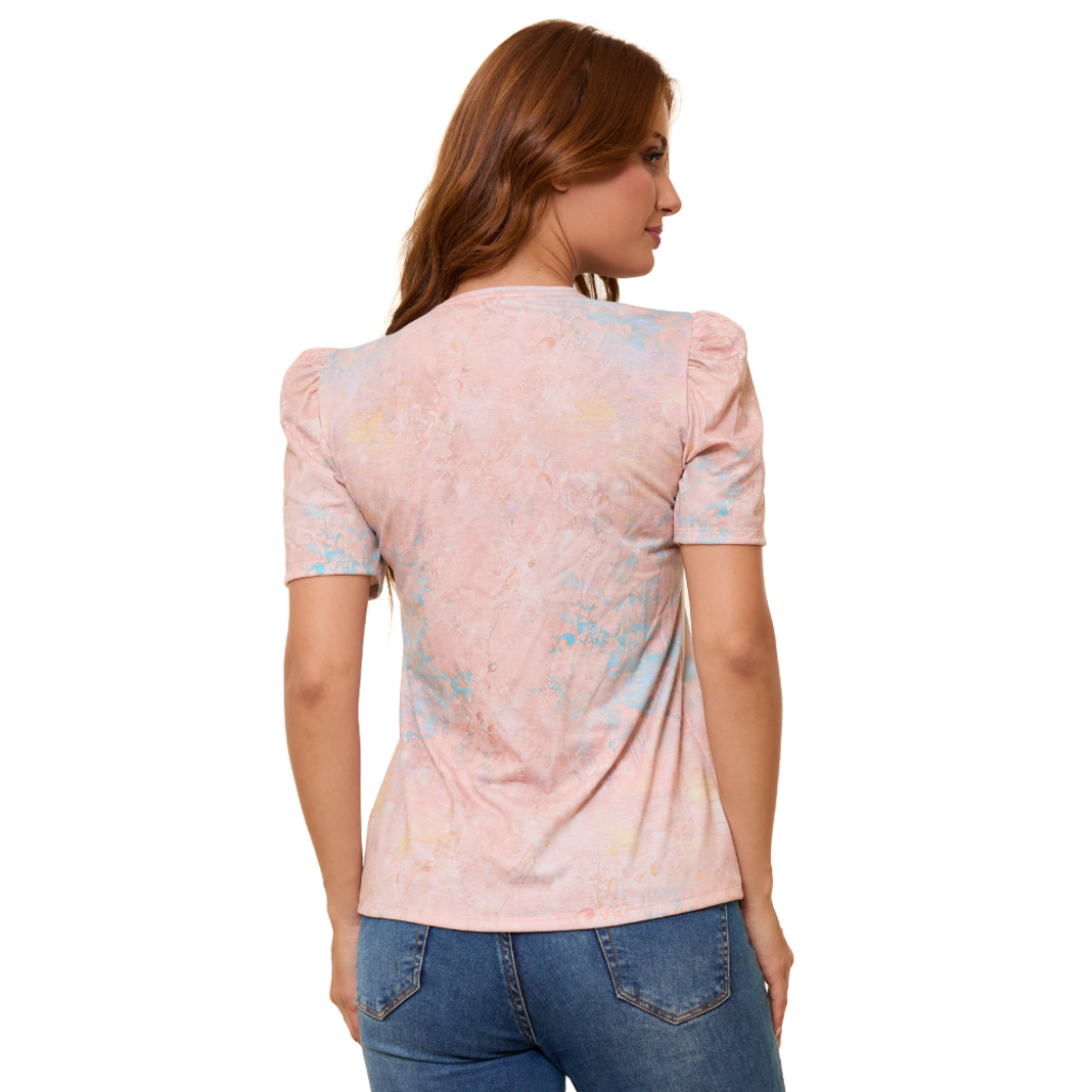 Baby Look Nossa Senhora Aparecida - Manga Princesa
