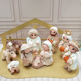 Presépio Artesanal em Crochê