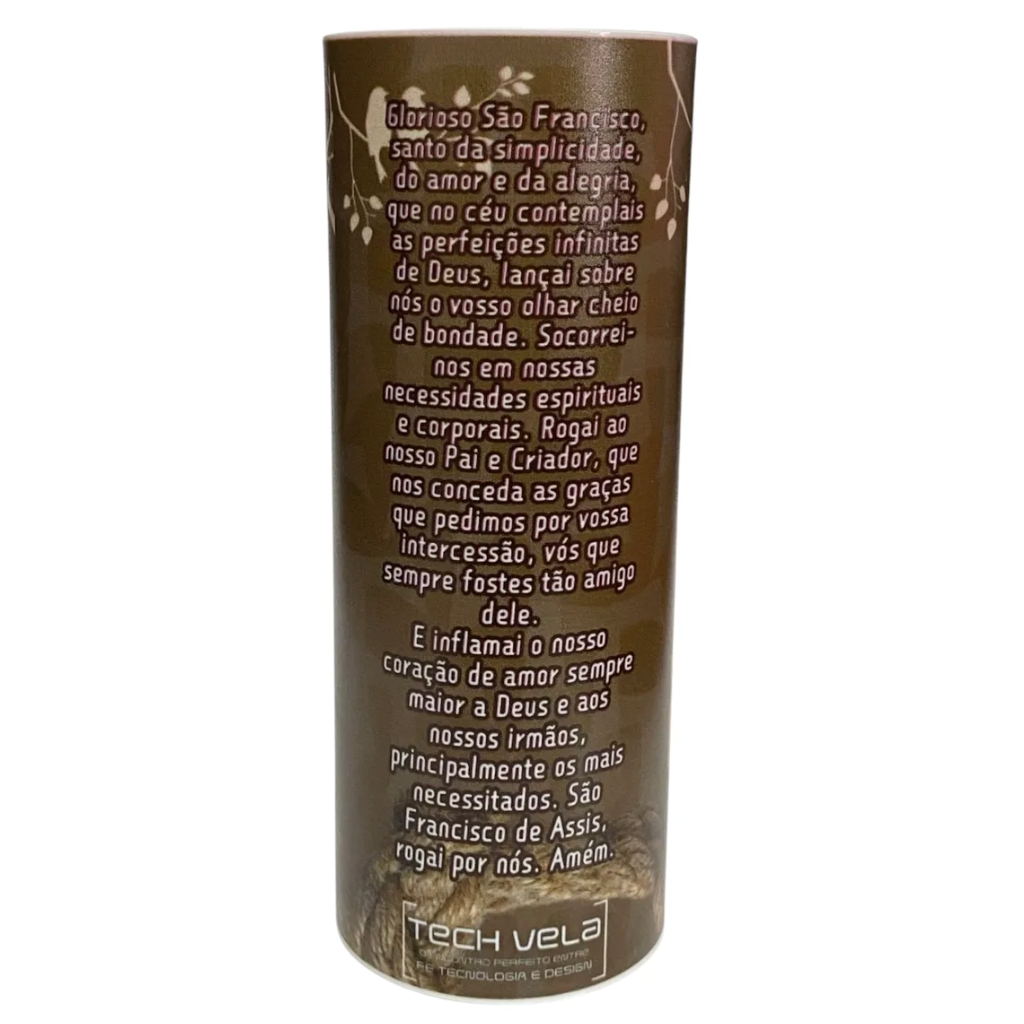 Vela Votiva Abajur São Francisco De Assis