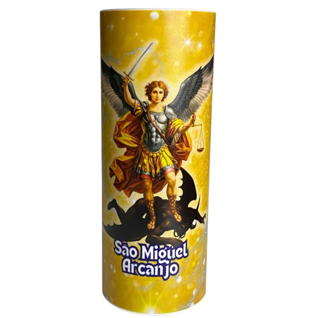 Vela Votiva Abajur São Miguel Arcanjo
