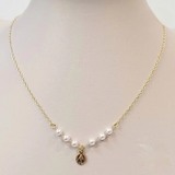 Semi-jewelry necklace Our Lady of Graces