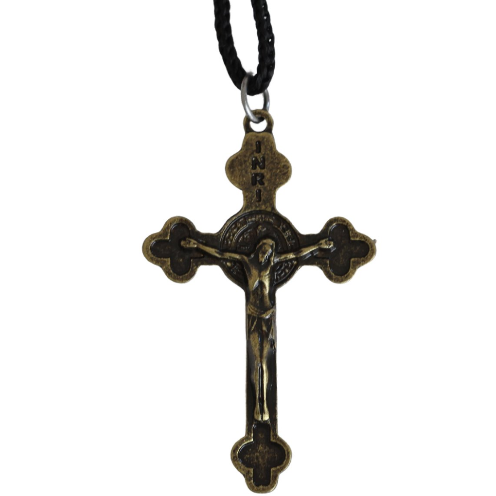 Cordão Crucifixo São Bento 3 mm