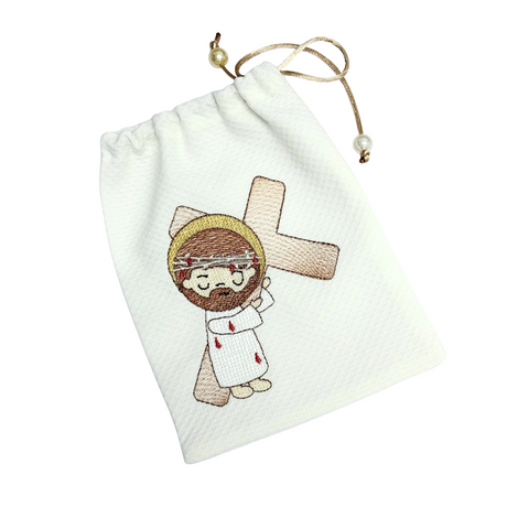 Embroidered Rosary Holder