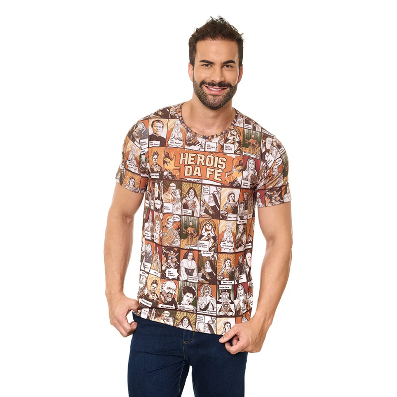 Camiseta Heróis da Fé