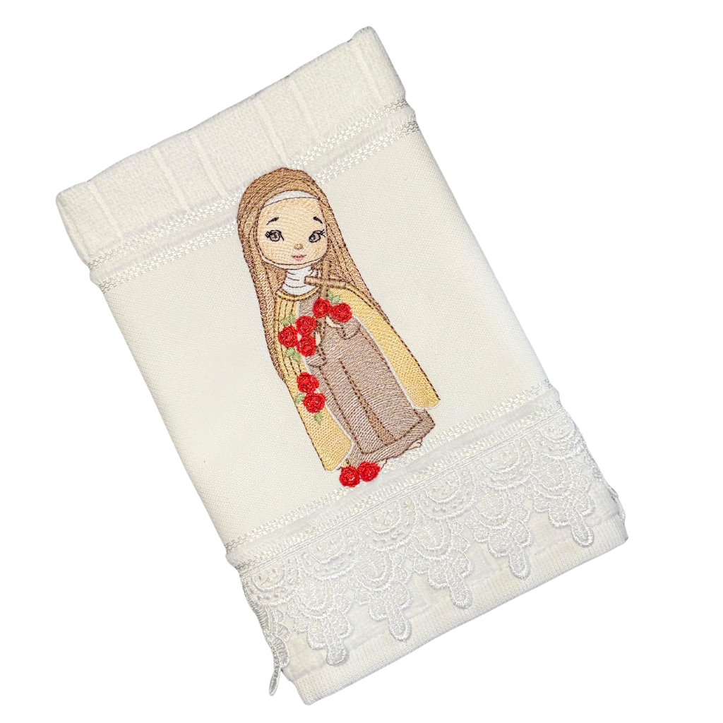 Embroidered Face Towel