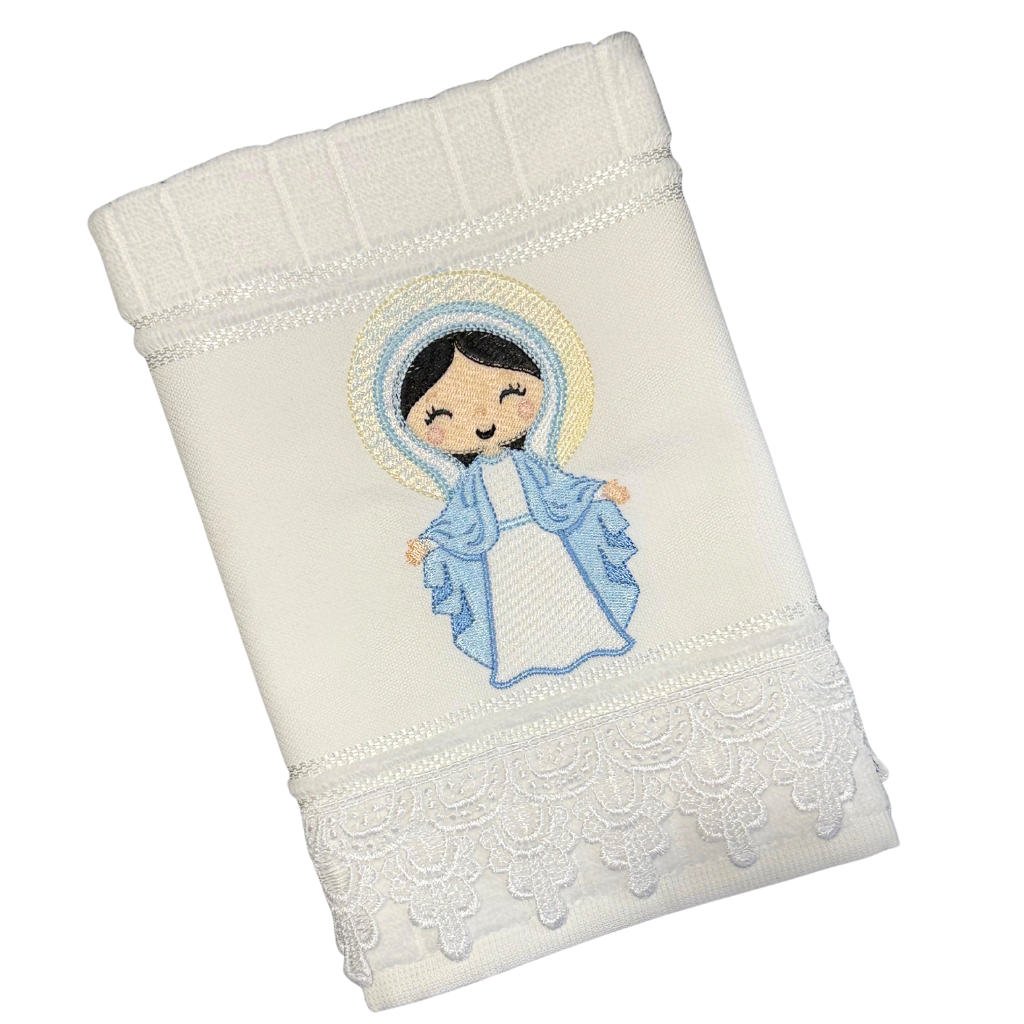 Embroidered Face Towel