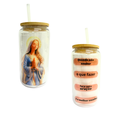 Copo de Vidro Personalizado