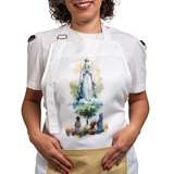 Avental Nossa Senhora de Fátima e os Pastorinhos