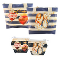 Kit Bolsa Imaculado Coração de Maria e Sagrado Coração de Jesus