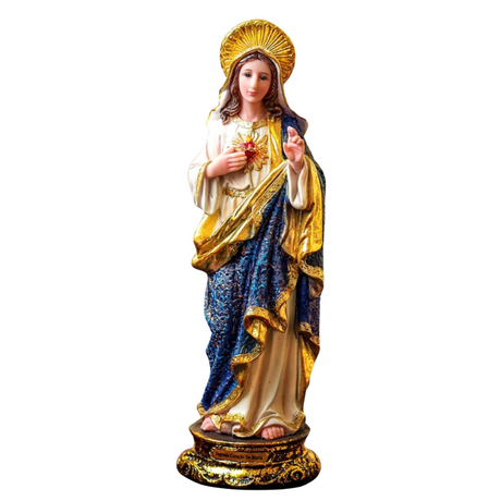 Imagem Resina Imaculado Coração de Maria