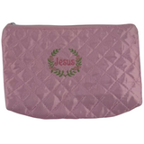 Necessaire Trapézio com Bordado