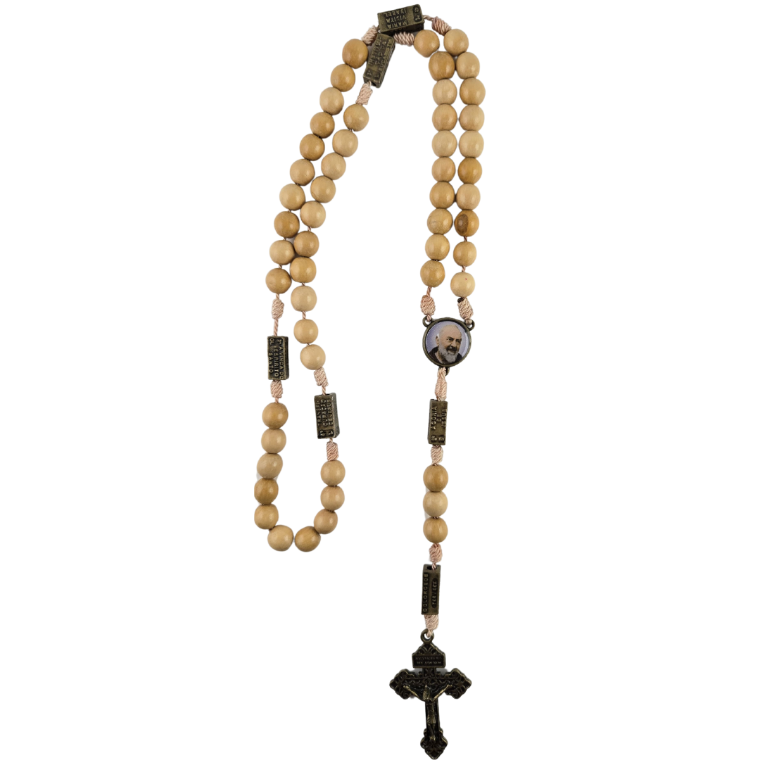 Yellow Rosary Rosary Padre Pio