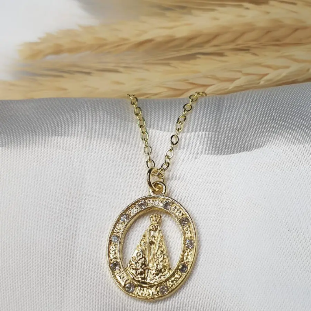 Semi-jewelry Necklace Our Lady of Aparecida