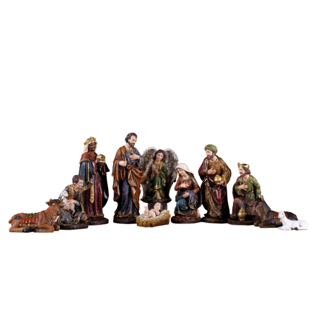 Nativity scene set 11 pcs