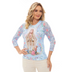 Blusa con estampado Nuestra Señora de Fátima FS12774