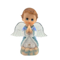 Resin Angel with LED on Wings – 12cm