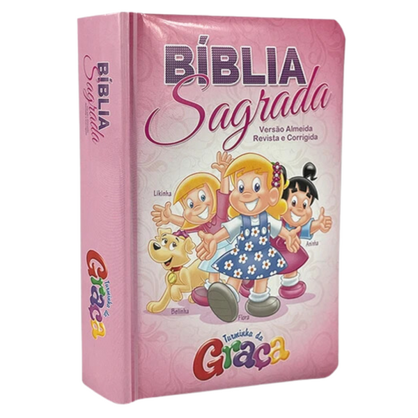 Bíblia Sagrada - Turminha da Graça Rosa