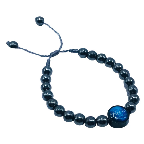 Carlo Acutis Hematite Bracelet