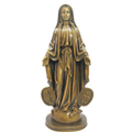 Image of Our Lady of Grace with Miraculous Medal in Marble with Bronze Painting - 40 cm
