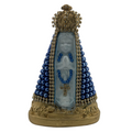 Image of Our Lady of Aparecida in Plaster with Pearls – 13cm