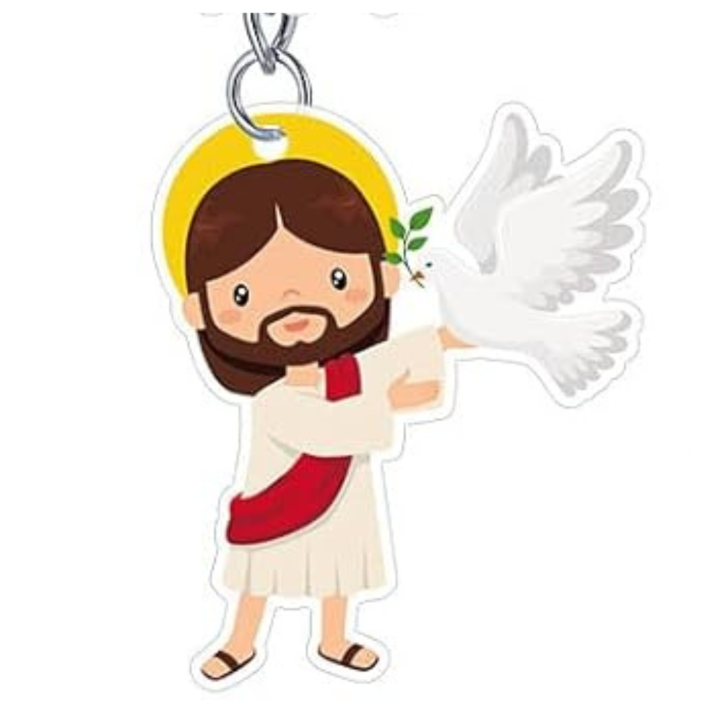 Chaveiro Acrílico de Jesus