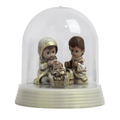 Resin Nativity Scene in a Dome - 11 cm X 10 cm