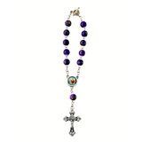 Hematite Stainless Steel Car Decade Rosary