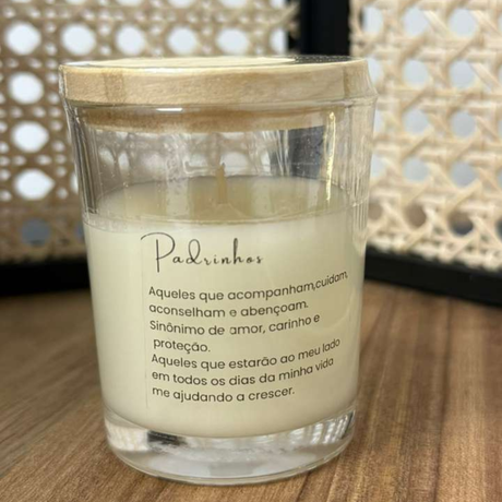 Religious Candles in Glass Jars – Faith-Themed Favors