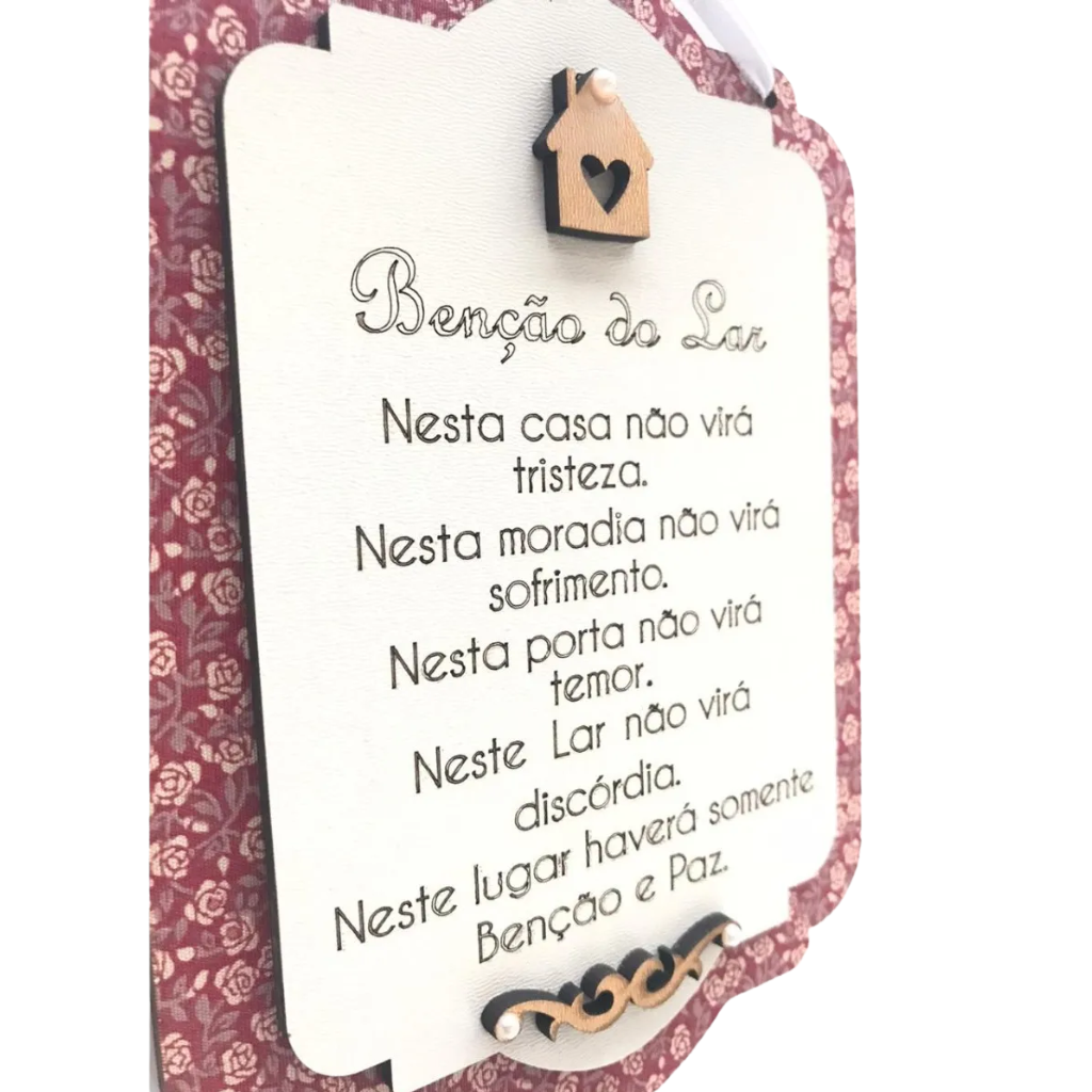 Adorno Benção Do Lar