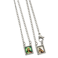 Children's Stainless Steel Scapular Our Lady of Mount Carmel Colorful