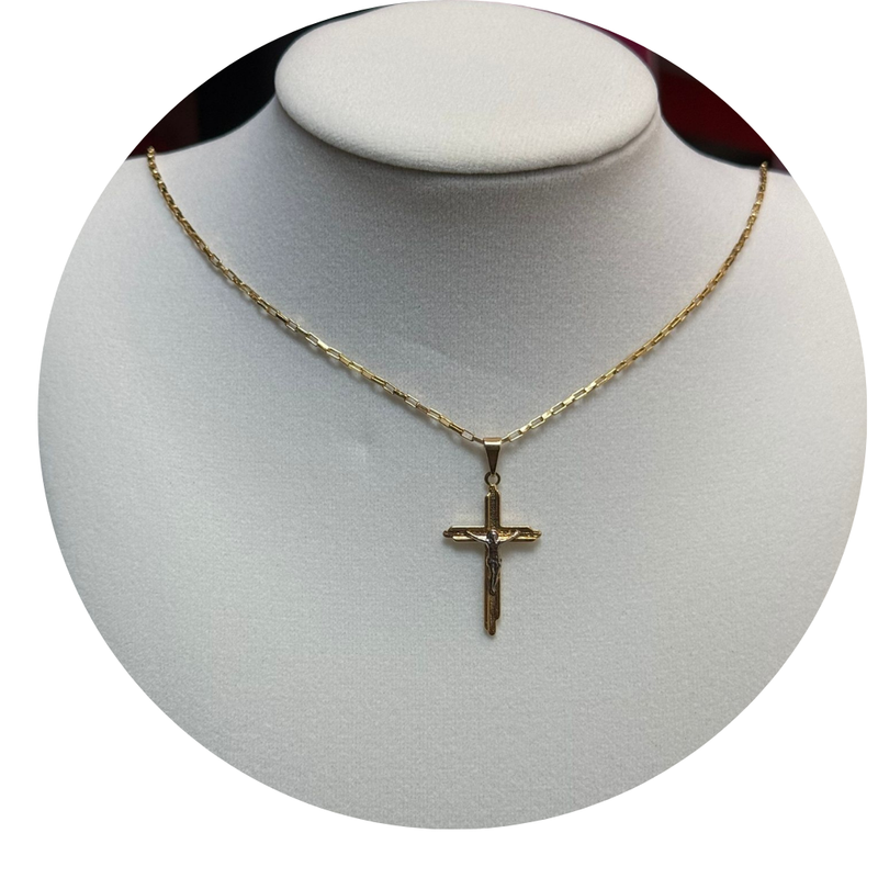 Semi-Jewelry Crucifix Chain