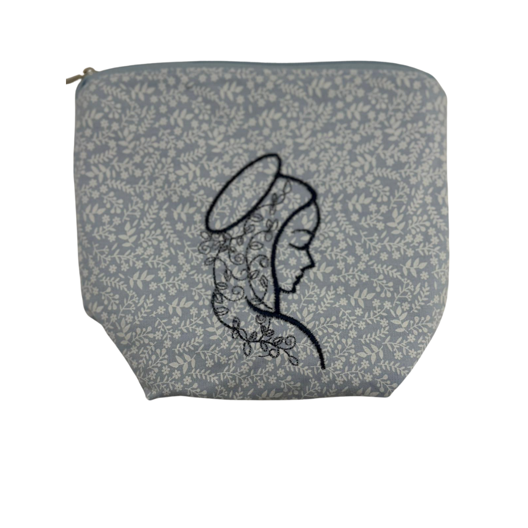 Trapeze Toiletry Bag with Embroidery