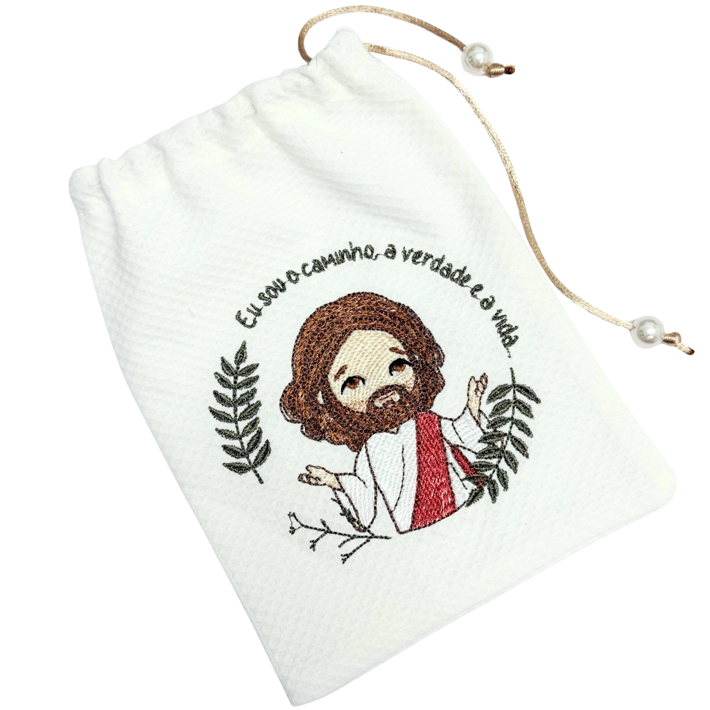 Embroidered Rosary Holder