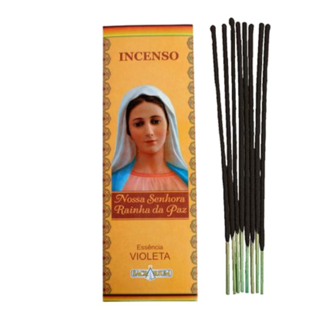 Incenso em Vareta Nossa Senhora Rainha da Paz com Aroma