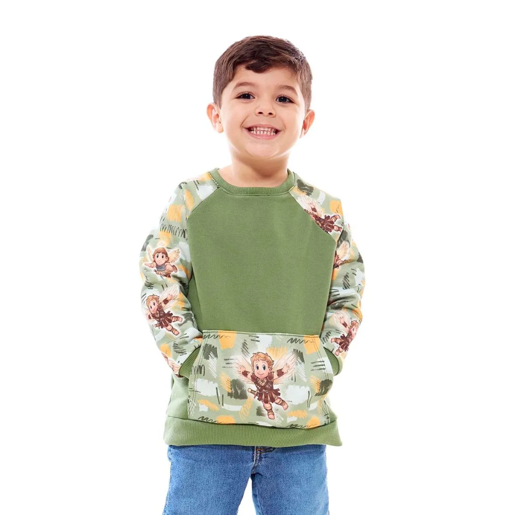 Moletom infantil masculino Miguelzinho