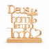 Escultura decorativa Dios es bueno todo el tiempo – 23 cm