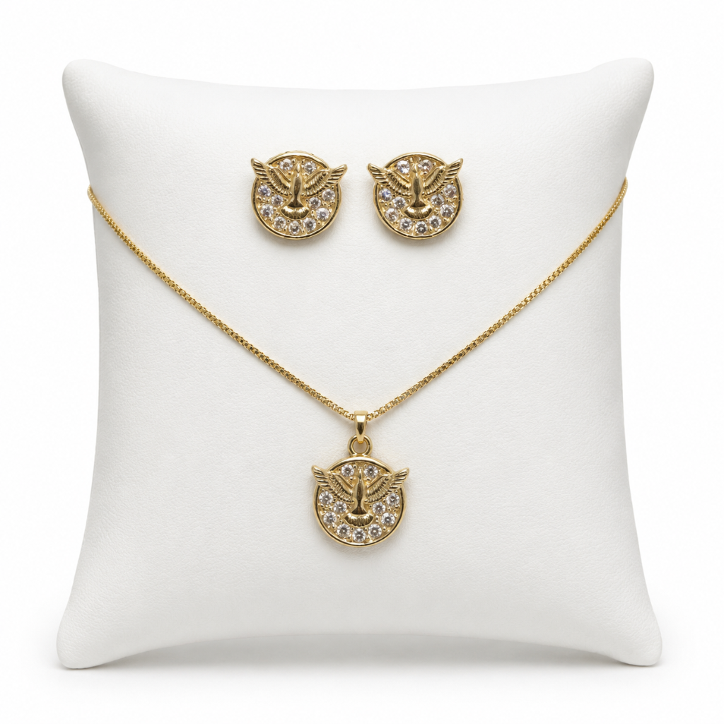Conjunto Espírito Santo com Strass