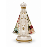 Nossa Senhora Aparecida Manto Floral 22cm