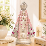 Nossa Senhora Aparecida Rosa Perolada 20 cm