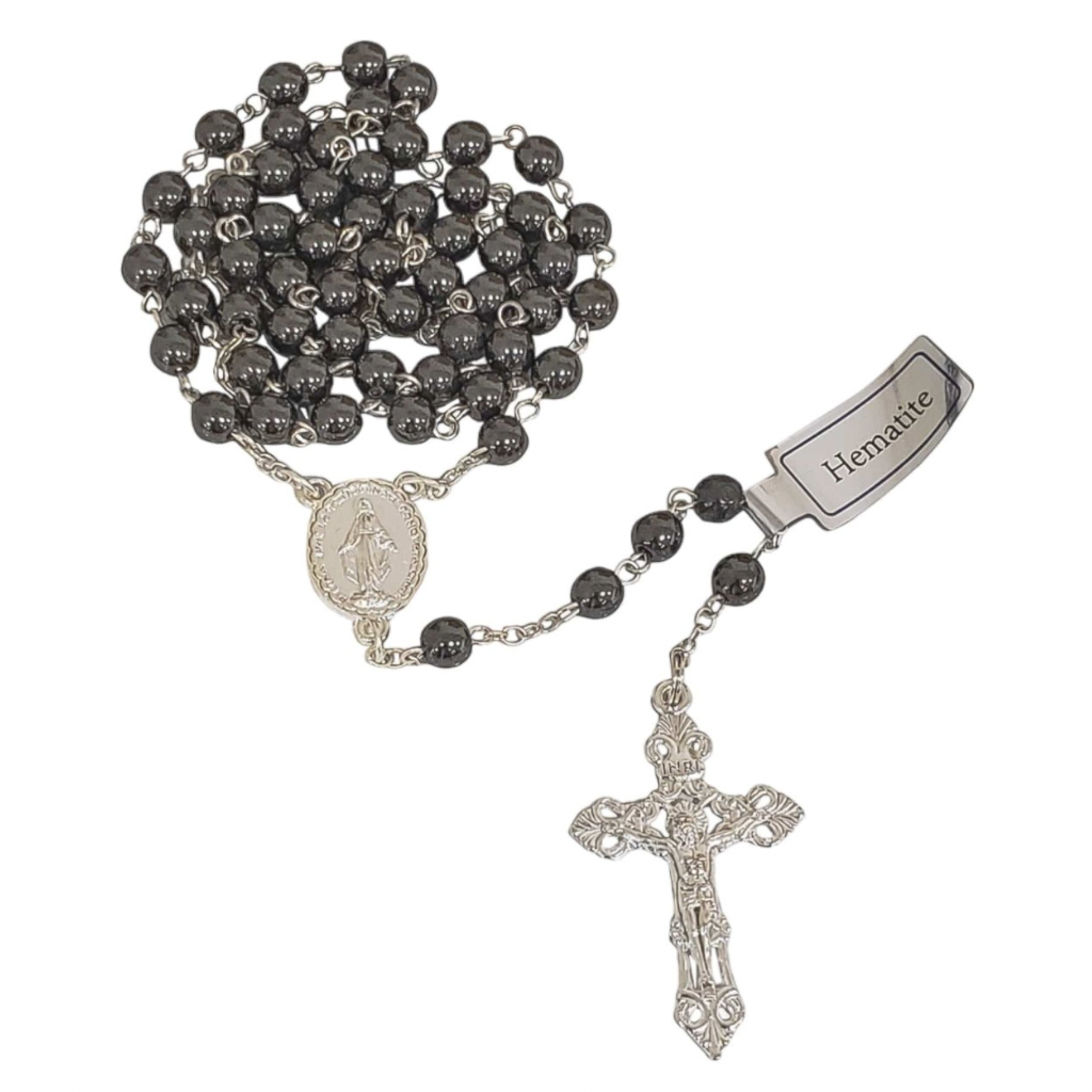 Italian Hematite Rosary
