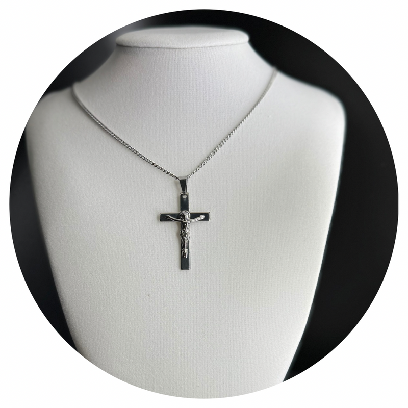 925 Silver Crucifix Chain