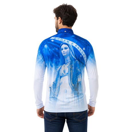 Camiseta Nossa Senhora das Graças - Masculina Manga Longa