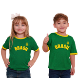 Camiseta Infantil Brasil Totus Tuus