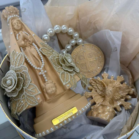 Kit Nossa Senhora Aparecida - Caramelo