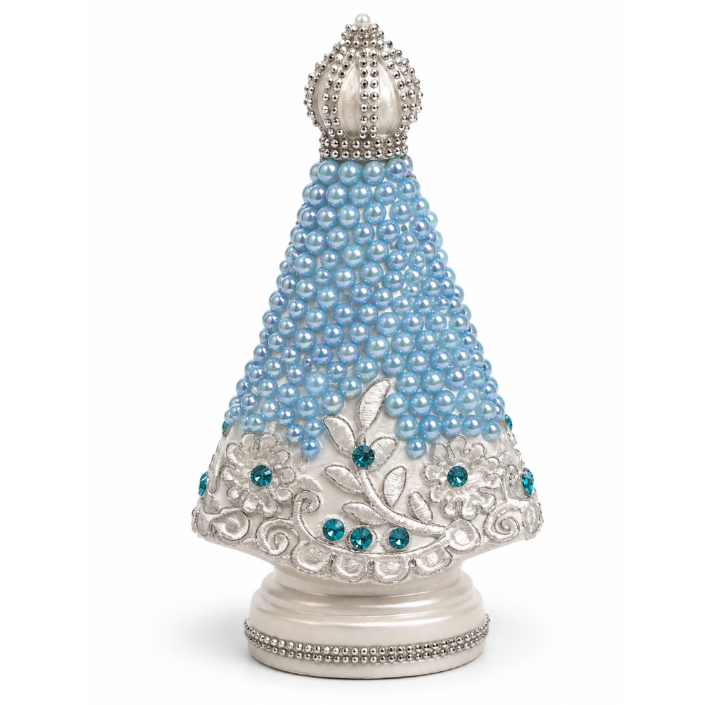 Nossa Senhora Aparecida Perolada 20 cm