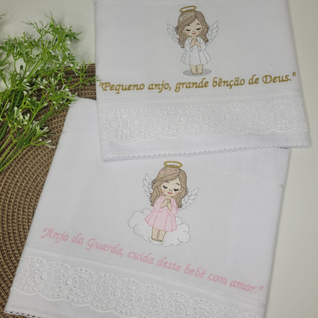 Toalha de Boca - Anjinha