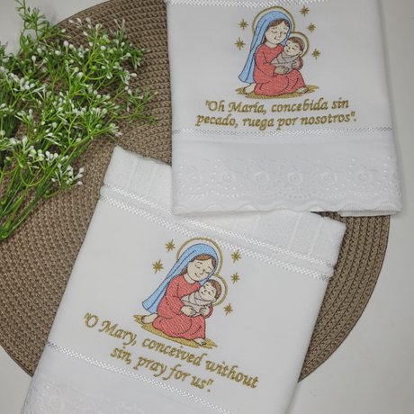 Toalha de Lavabo - Mary