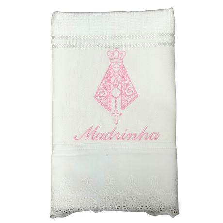 Toalha de Lavabo - Padrinhos Silhueta